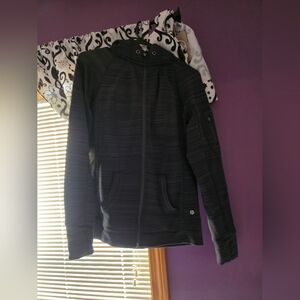 Danskin Gray Black -Zip Up Hoodie